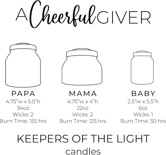 A Cheerful Giver - Lemon Butter Pound Cake Baby Scented Glass Jar Candle (6oz) with Lid & True to Life Fragrance Made in USA