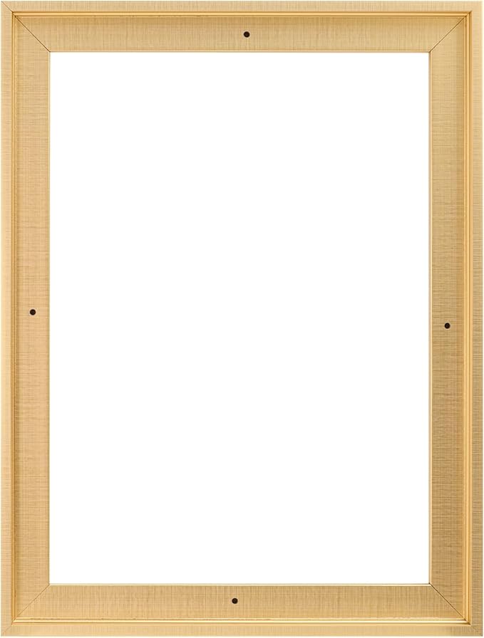 Pixy Canvas Floater Frame 22x30 for 3/4 (0.75) inch Deep Canvas Paintings/Canvas Prints/Wood Canvas Panels/Wall Art/Wall Decor/Home Decor/Artwork (Brass Gold, 22 x 30 inch, Portrait)