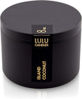 Lulu Candles | Island Coconut Scented Candle | Smells Like a Tropical Vacation | Luxury Scented Soy Tin Candle | Hand Poured in The USA | Highly Scented & Long Lasting (8 Oz. Tin)