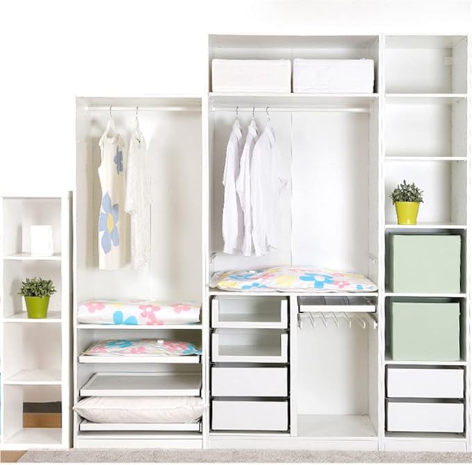 Vacuum Bstorage Bhome Organizer Foldable Clothes Organizer Seal Compressed Travel Saving Bpackage with Hand Pump/Multicolor/100 * 70Cm*10Pcs