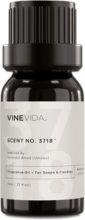 VINEVIDA [0.33 Oz] Inspired by: Splendid Wood (Unisex); Fragrance Oil for Candle Making and Soap Making - Premium Candle Scents for Soy Candles
