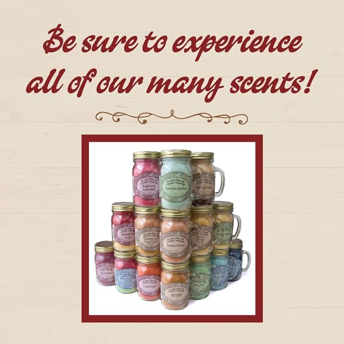 Our Own Candle Company, Banana Split Scented Mason Jar Candle, 100 Hour Burn Time, 13 Ounces