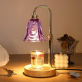Candle Warmer Lamp with Timer Electric Adjustable Height Candle Warmer Dimmable Wax Warmer Lamp Jar Candles with 2 Bulbs for Home Decor & Office