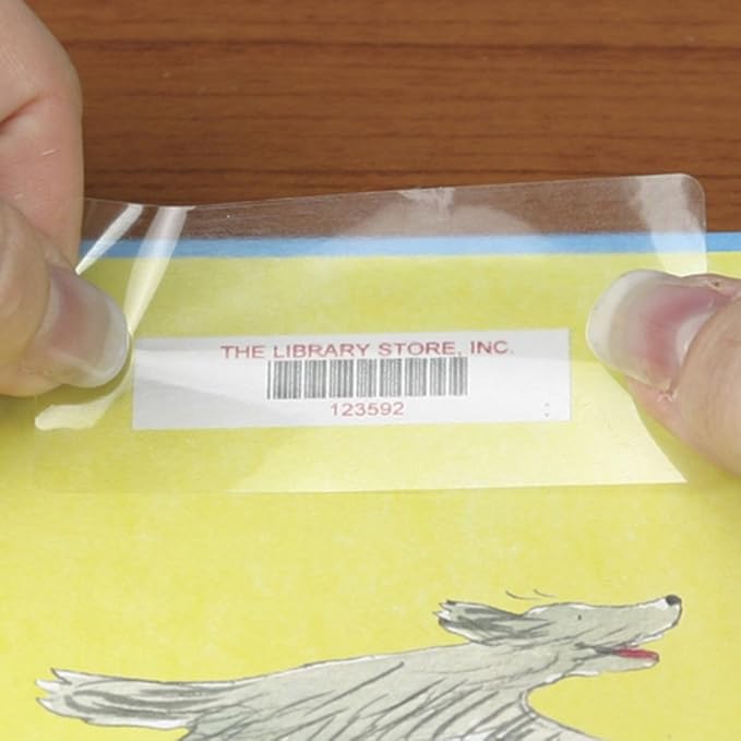 Dura-Gloss Bar Code Label Protectors 500 per Roll (1 1/4" H x 3 1/8" W)