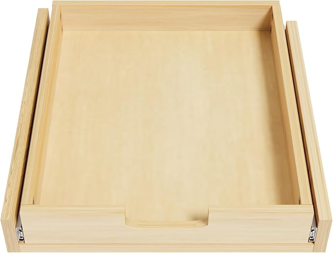 Pull Out Cabinet Organizer, 23''W×21''D Sliding Drawers for Cabinets, Soft Close Slide Out Wooden Pull out Drawers, Base Cabinet Organization for Kitchen, Pantry, Bathroom