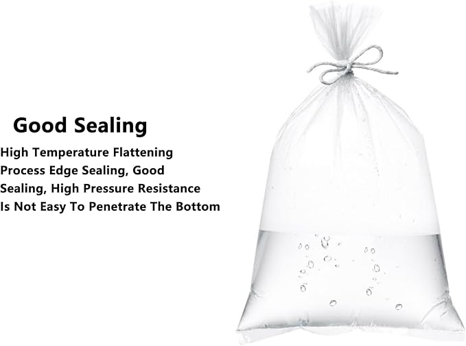 Bucket Liner Bags, Food Grade Ice Bucket Liner,Heavy Duty Leak Proof Bag,Plastic Drum Pail Liners,Flat Bottom Food Storage Bags for Home Kitchen Marinating (70 * 40cm/27.56 * 15.75inch)