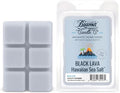 Beamer Candle Co. - Black Lava Hawaiian Sea Salt Wax Melt – Ocean Breeze & Mineral Sea Salt Scent – 1 Pack of 6 Cubes – Odor Eliminating – High Fragrance – 40 Hour Burn Time