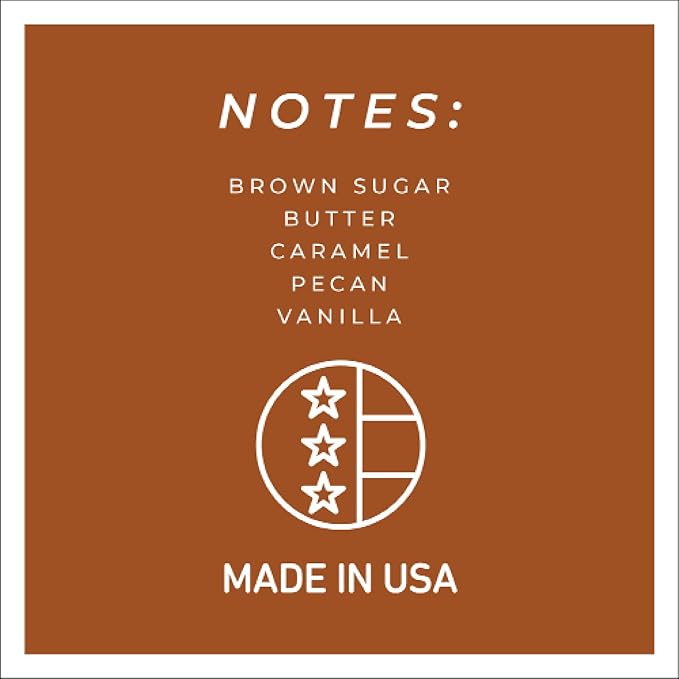 A Cheerful Giver - Praline Caramel Sticky Buns - 34oz Papa Scented Candle Jar - Keepers of the Light - 155 Hours of Burn Time, Candles Gifts for Women