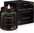 Aember Hotel Candle, 9 oz Scented Candles for Home Soy Candle Wax, Inspired by The Baccarat Hotels, Luxury Long Lasting Aromatherapy Jar Candle Gifts for Men Women