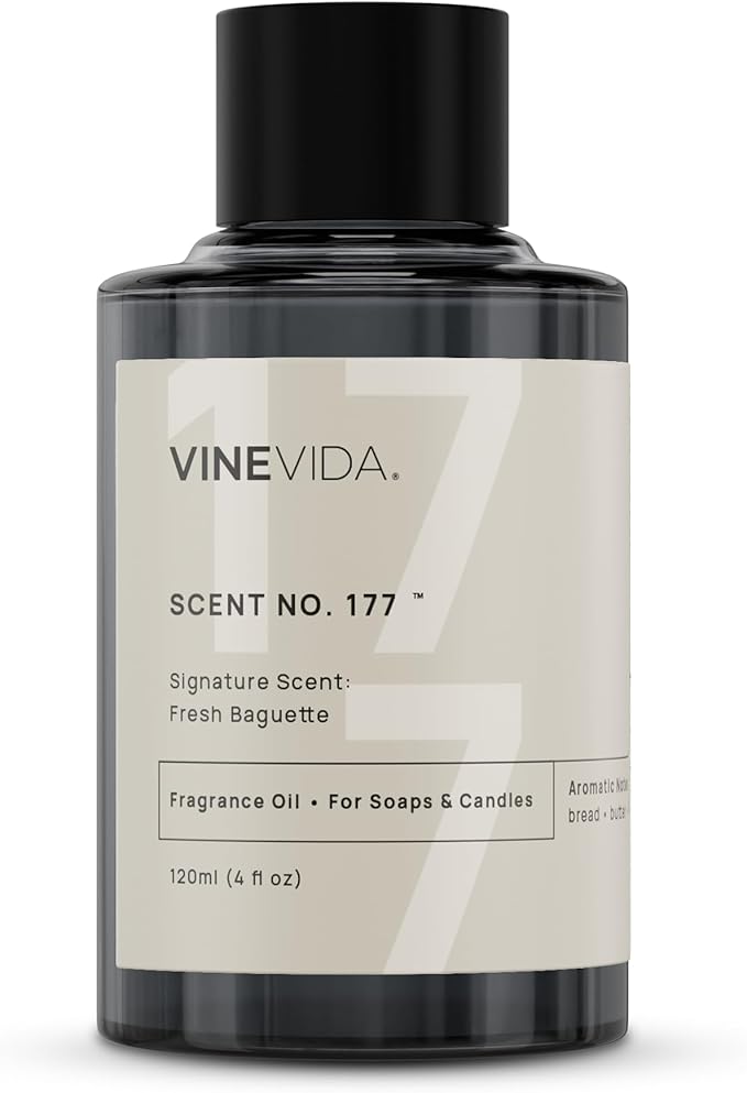 VINEVIDA [4oz] Fresh Baguette; Fragrance Oil for Candle Making and Soap Making - Premium Candle Scents for Soy Candles