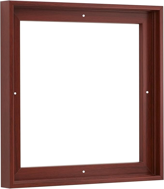 PIXY CANVAS Floater Frame 20x20 for 3/4 (0.75) inch Deep Canvas Paintings/Canvas Prints/Wood Canvas Panels/Wall Art/Wall Decor/Home Decor/Artwork (Red Cherry, 20 x 20 inch, Square)