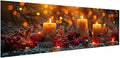 Large Diamond Art Kits for Adults, Diamond Painting Snowflake Dimond Painting Candle Wall Art Mosaic Kits, DIY Crystal Arts & Crafts Canvas Paintings, Hobbies for Women, Room Decor 95 x 32inch Z4-974