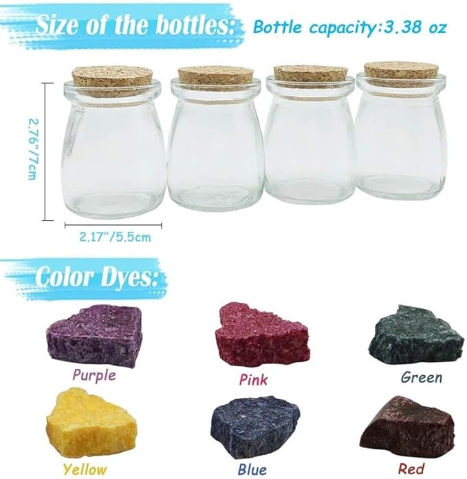 Complete Candle Making Kit Supplies - Full Beginners Soy Candle Making Kit Including Soybean Wax Dyes Wicks Pot TH0JY-1210