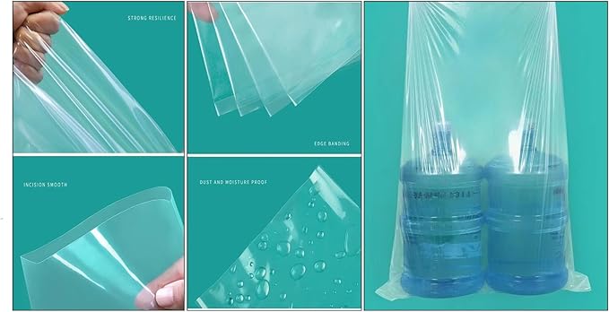 Extra Large Plastic Storage Bags Clear Appliance Storage Bags Perfect for Moistureproof, Dustproof, Luggage, Suitcase, Home Appliances, Comforter and more (79 x 99" 5 Pack)