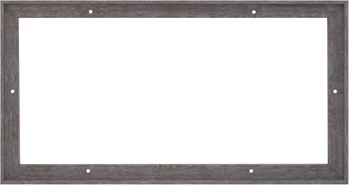 Pixy Canvas Floater Frame 16x18 for 1-1/2 (1.5) inch Deep Canvas Paintings/Canvas Prints/Wood Canvas Panels/Wall Art/Wall Decor/Home Decor/Artwork (Rustic Gray, 16 x 18 inch, Landscape)