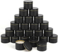 SONVIIBOX 24 Pieces Black Candle Tins 4oz, Candle Jars,Bulk Candle Containers for Candle Making,Storage Jars,DIY Candle Making (Black)