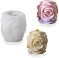 Rose Bouquet Silicone Molds, 3D Rose Resin Candle Molds, Silicone Molds for DIY Handmade Soaps, Clay Craft, Epoxy Resin Crafts, Birthday Gifts, Valentine's Day Gifts & Home Decorations(D)