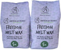 American Soy Organics Freedom Soy Wax Beads for Wax Melts Making - Natural Candle Making Supplies - Paraffin-Free, Beeswax-Free Candle Wax for Tarts, Tealights, Wax Melts and Cubes, 10 lbs