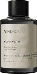 VINEVIDA [4 oz] Scent Cinnamon Stick; Fragrance Oil for Candle Making and Soap Making - Winter & Holiday Oils