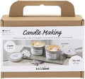 Creative Mini Craft Kit Candle Making, Cream, Off White, Soy Candles, 1 Pack
