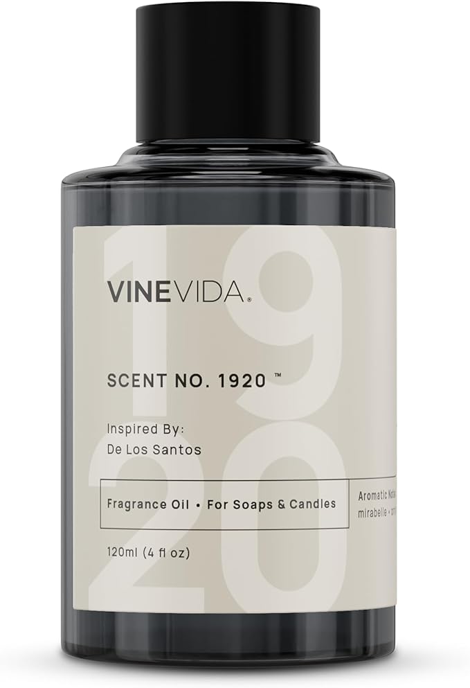 VINEVIDA [4 Oz] Inspired by: De Los Santos; Fragrance Oil for Candle Making and Soap Making - Premium Candle Scents for Soy Candles