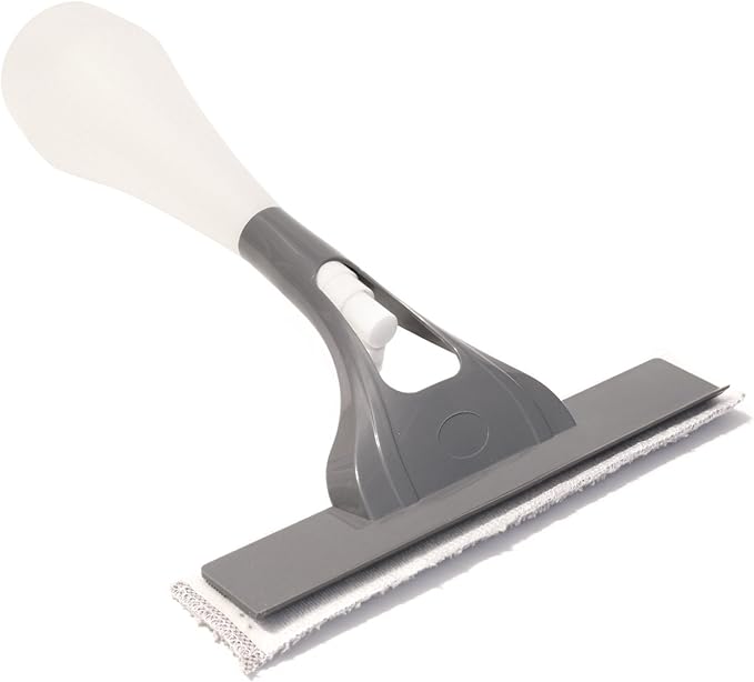 Squeegee with Built in Spray Bottle and Micro-Fiber Cloth