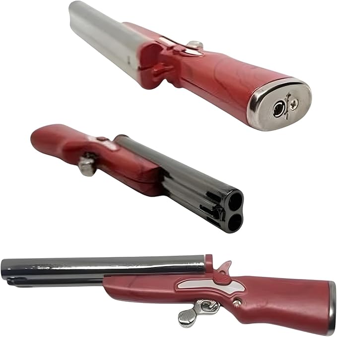 Extended Lighter with Easy Press Button for Elderly or Seniors, Multi Purpose Gas Lighters, Refillable Extended Wand, Pilot Light, Candles, Kitchen, Fireplace, Stove (No Fuel Inside)