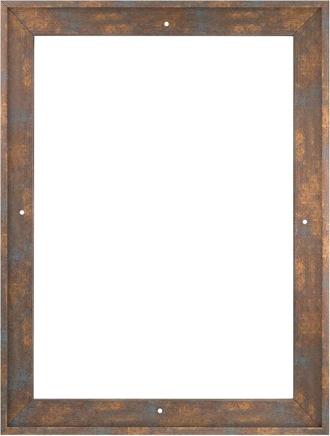 Pixy Canvas Floater Frame 6x24 for 1-1/2 (1.5) inch Deep Canvas Paintings/Canvas Prints/Wood Canvas Panels/Wall Art/Wall Decor/Home Decor/Artwork (Rusty Blue, 6 x 24 inch, Portrait)
