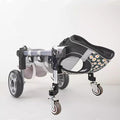 Dog Mobility Aid Wheelchair - Adjustable Front Back Wheels for Small, Medium, and Large Dogs with Paralysis or Injury – Leg Brace Trolley for Arthritis and Mobility Support