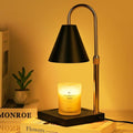 Candle Warmer Lamp with Timer Dimmer, Electric Candle Lamp Warmer for Bedroom Decor, Mothers Day Birthday Gifts for Women Mom, Height Adjustable Metal Candle Lamp, House Warming Gifts, Black