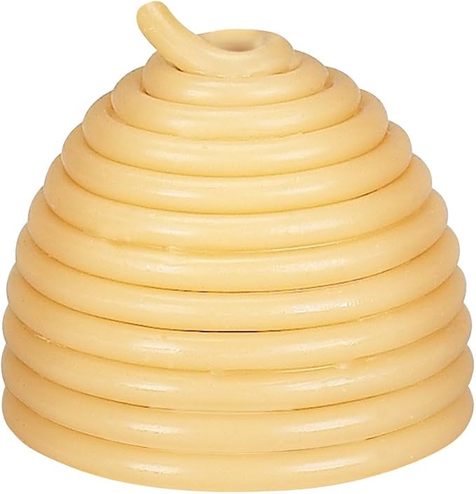 Candle by the Hour 50-Hour Beehive Candle, Eco-friendly Natural Beeswax with Cotton Wick