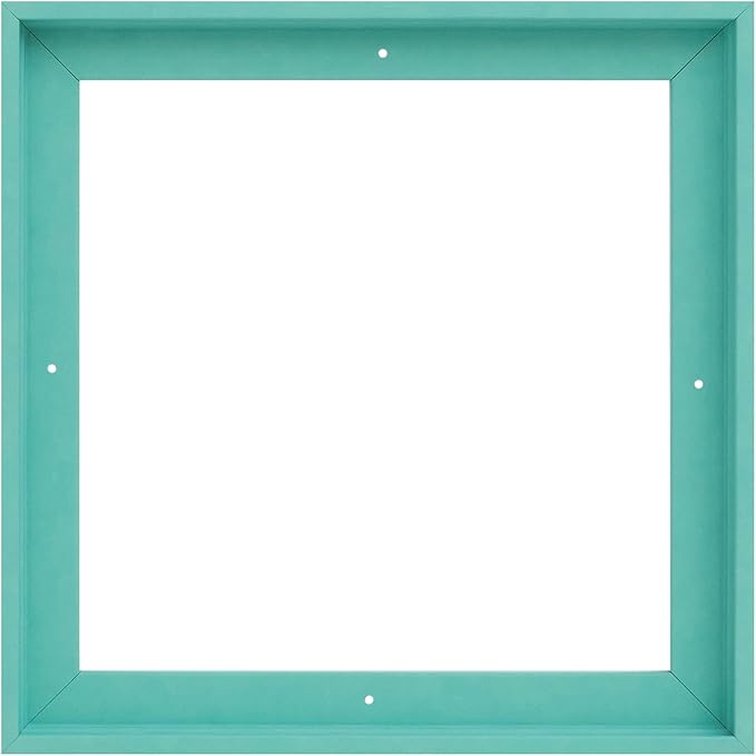 Pixy Canvas Floater Frame 22x22 for 3/4 (0.75) inch Deep Canvas Paintings/Canvas Prints/Wood Canvas Panels/Wall Art/Wall Decor/Home Decor/Artwork (Lucite Green, 22 x 22 inch, Square)