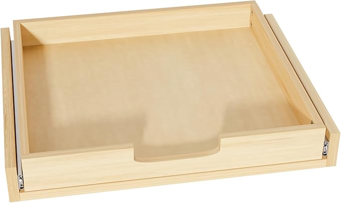 Pullout Cabinet Organizer, 29''W×21''D×3''H Slide Out Shelves for Kitchen Cabinets, Pull out Drawers for Kitchen Cabinets, Pantry, Bathroom, & Storage Organization
