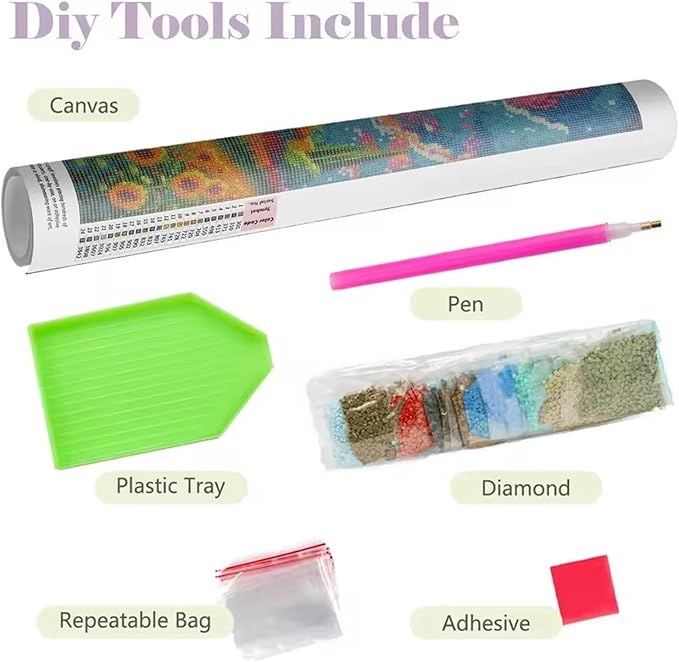 Tooyeer Candle Jars Diamond Painting Kits for Adults 28x36inch,Fruit DIY Square 5D Full Drill Diamond Dots Gem Paintings for Beginners,Diamond Art Painting Craft Kits for Home Decor Gift