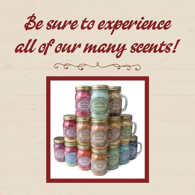 Our Own Candle Company, Cedarwood Vanilla Scented Mason Jar Candle, 100 Hour Burn Time, 13 Ounces