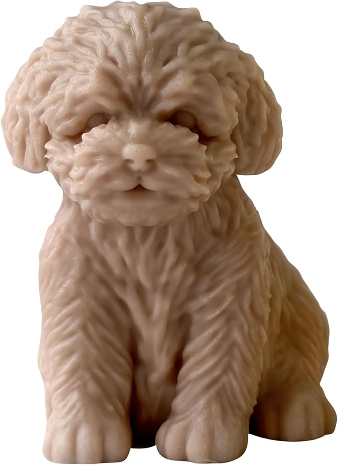 Dog Candle Animal Resin Mold - Resin Casting Silicone Molds for Home Decor & Candle Making Wave Spiral Mold