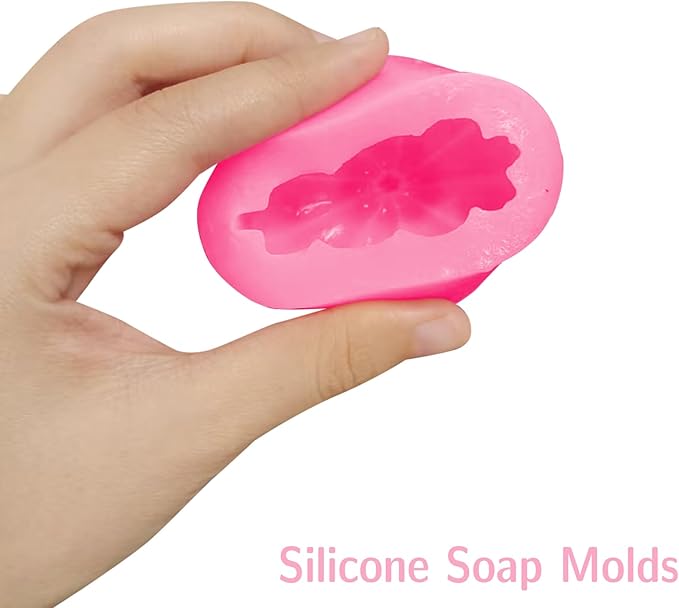 Soap Molds for Soap Making – Reusable Pumpkin, Winter Melon, Gourd Shaped Silicone Mold Kit for Chocolate,DIY Crafts, Candles,Easy Demolding(Set of 7)