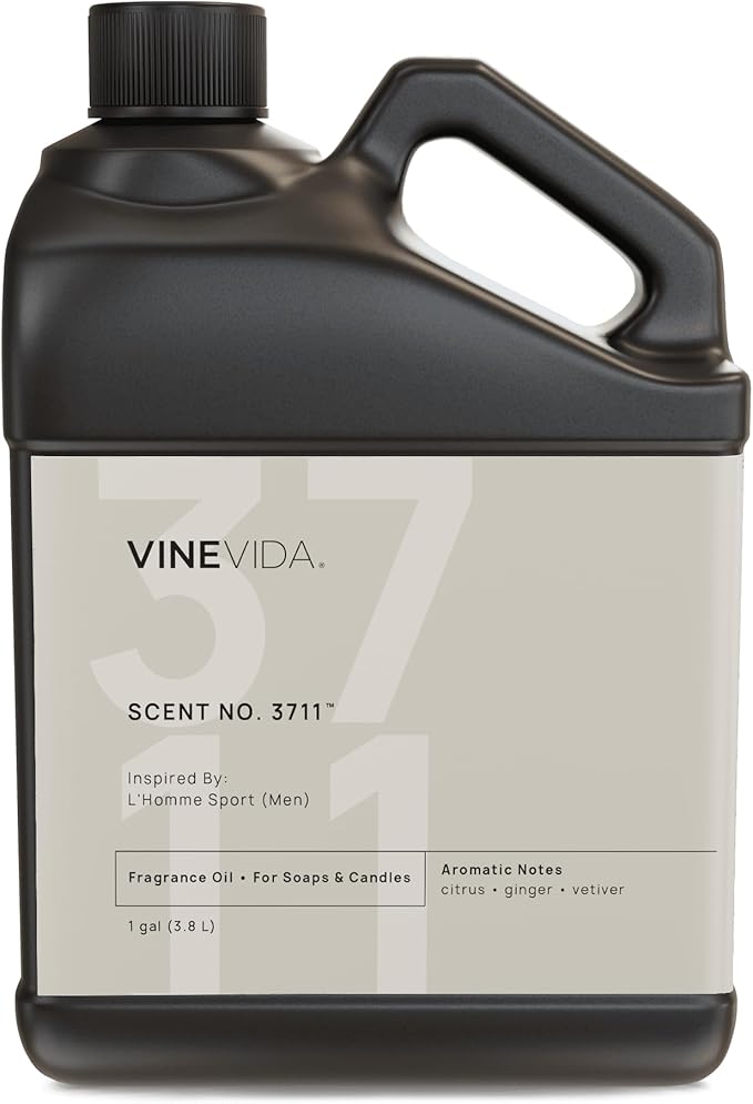 VINEVIDA [128 Oz] Inspired by: L'Homme Sport (Men); Fragrance Oil for Candle Making and Soap Making - Premium Candle Scents for Soy Candles