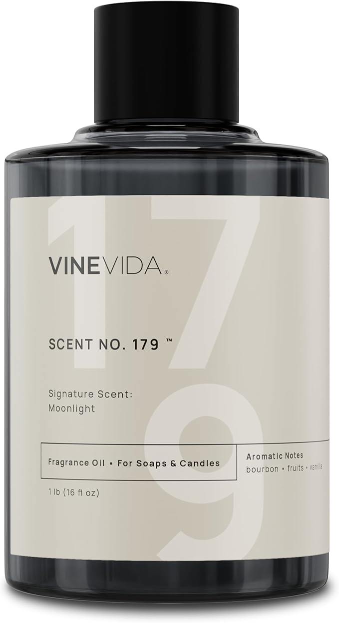 VINEVIDA [16 oz] Moonlight; Fragrance Oil for Candle Making and Soap Making - Premium Candle Scents for Soy Candles