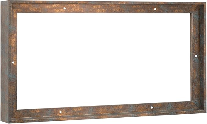 Pixy Canvas Floater Frame 6x8 for 1-1/2 (1.5) inch Deep Canvas Paintings/Canvas Prints/Wood Canvas Panels/Wall Art/Wall Decor/Home Decor/Artwork (Rusty Blue, 6 x 8 inch, Landscape)