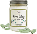 Aira Soy Candle – Stress Relief Eucalyptus & Spearmint – 12 oz Mason Jar – Hand-Poured USA – Long-Lasting Vegan Soy Wax Candle – Clean Aromatherapy – Paraffin-Free, Kosher, Cruelty-Free