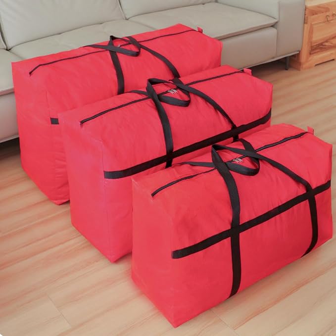 Extra-large Tarp Storage Bag (Red, 45Gal/170L)