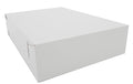 Southern Champion Tray 1035 Premium Clay Coated Kraft Paperboard White Non-Window Sheet Cake and Utility Box, 19" Length x 14" Width x 5" Height (Case of 50)