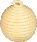 Candle by the Hour 60-Hour Round Candle Refill, Eco-friendly Natural Beeswax with Cotton Wick