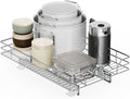 LOVMOR Pull Out Cabinet Organizer and Storage 15½" W x 21½" D, Slide Out Shelves for Kitchen Cabinets