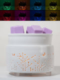 Ceramic Electric Wax Melt Warmer & Cube Oil Melter Cute Small Warmers Aromatherapy for Home Decorative Burner Melts Scented Candle Tart Scent Warm Fragrance