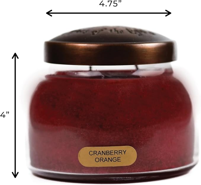 A Cheerful Giver - Scented Candles for Home - Long Lasting Aromatherapy Candle with up to 155 Hours of Burn Time - Gift Ready (22oz, Cranberry Orange)