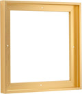 Pixy Canvas Floater Frame 31x31 for 3/4 (0.75) inch Deep Canvas Paintings/Canvas Prints/Wood Canvas Panels/Wall Art/Wall Decor/Home Decor/Artwork (Brass Gold, 31 x 31 inch, Square)