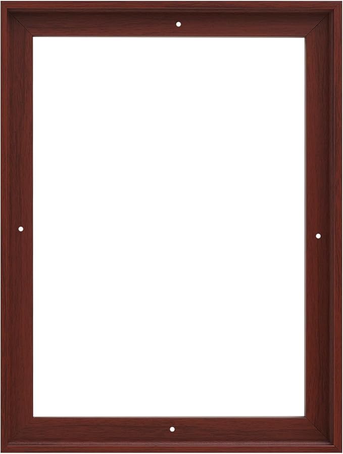 Pixy Canvas Floater Frame 8x24 for 3/4 (0.75) inch Deep Canvas Paintings/Canvas Prints/Wood Canvas Panels/Wall Art/Wall Decor/Home Decor/Artwork (Red Cherry, 8 x 24 inch, Portrait)