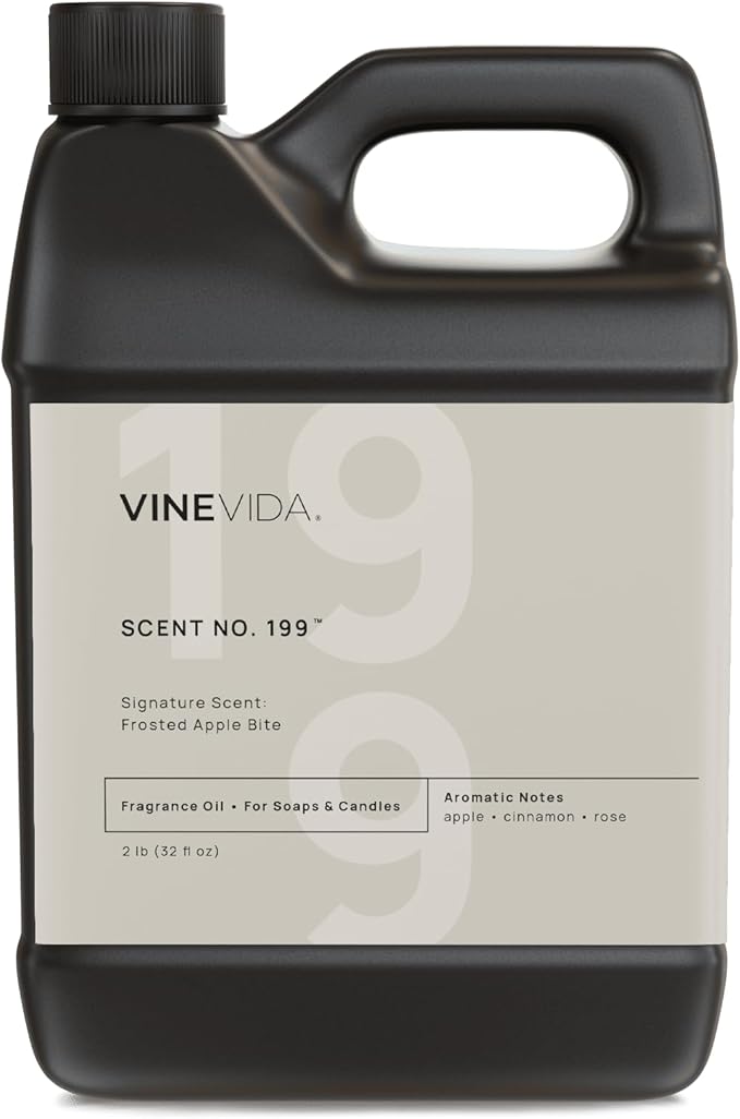 VINEVIDA [32 oz] Scent Frosted Apple Bite; Fragrance Oil for Candle Making and Soap Making - Winter & Holiday Oils